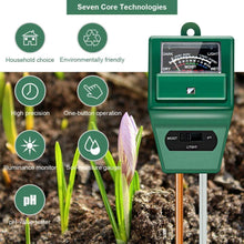 将图片加载到图库查看器,Limited Quantity 3in1 Soil Tester - Sunlight, pH level, Moisture