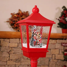 将图片加载到图库查看器,Electric Snowing Street Lamp Christmas Decoration