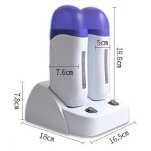 将图片加载到图库查看器,Double Cartridge Wax Depilatory Roller Heater