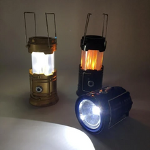 将图片加载到图库查看器,3-in-1 Camping Lantern,Portable Outdoor LED Flame Lantern Flashlight - A pot of wine