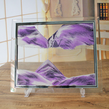 将图片加载到图库查看器,Glass dynamic quicksand frame hourglass - 1203