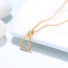将图片加载到图库查看器,BETTER HALF HEART PENDANT NECKLACE