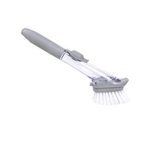 将图片加载到图库查看器,Long-handle kitchen cleaning tool with automatic liquid washing pot and bowl brush