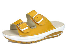 将图片加载到图库查看器,Casual women's sandals leather summer flats - 1203