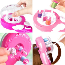 将图片加载到图库查看器,DIY automatic girl hair style editor - 1203