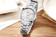 将图片加载到图库查看器,Golden Ladies Women's Bracelet Steel Watch - 1203