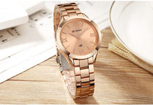 将图片加载到图库查看器,Golden Ladies Women's Bracelet Steel Watch - 1203