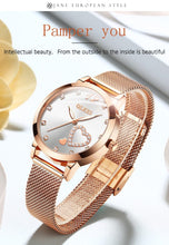 将图片加载到图库查看器,Luminous hands heart-shaped ladies watch - 1203