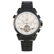 将图片加载到图库查看器,Luxury Jaragar Wrist Watch Automatic Sport Calendar Tourbillon Rubber Watch - 1203