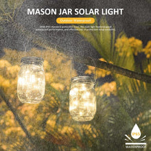 将图片加载到图库查看器,Mason Jar LED Solar Waterproof Decorative Light - 1203