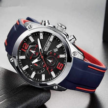 将图片加载到图库查看器,Men's Analogue Army Military Chronograph Luminous Quartz Watch for Sport & Business Work - 1203