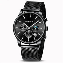 将图片加载到图库查看器,Men's Casual Watch Luxury Mesh Belt Quartz Waterproof - 1203