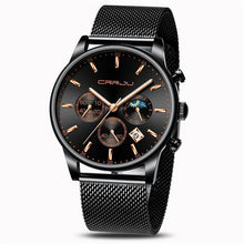 将图片加载到图库查看器,Men's Casual Watch Luxury Mesh Belt Quartz Waterproof - 1203