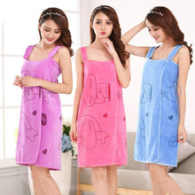 将图片加载到图库查看器,Multifunctional quick-drying ladies bath towel and bathrobe pajamas - 1203