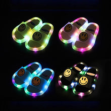 将图片加载到图库查看器,Smile LED Light Kids Soft Base Slipper - A pot of wine