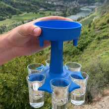 将图片加载到图库查看器,🔥HOT SELLER🔥6 Shot Glass Dispenser and Holder/Carrier Caddy Liquor Dispenser Party Gifts Drinking Games Shot Glasses Get The Party Started Faster!