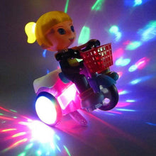 将图片加载到图库查看器,Electric 360 Degree Rotating Stunt Tricycle with Light Music Effects for Cute Kids