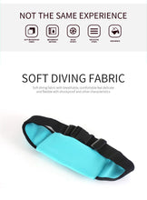 将图片加载到图库查看器,Waterproof Running Waist Belt Bag With Pouch For Phone - 1203
