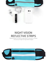 将图片加载到图库查看器,Waterproof Running Waist Belt Bag With Pouch For Phone - 1203