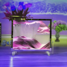 将图片加载到图库查看器,Glass dynamic quicksand frame hourglass - 1203