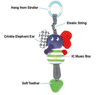 将图片加载到图库查看器,Singing Elephant Musical Toy