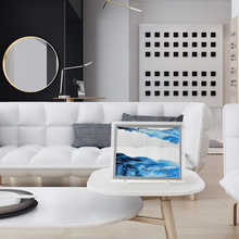 将图片加载到图库查看器,Glass dynamic quicksand frame hourglass - 1203