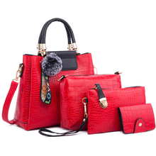 将图片加载到图库查看器,Ceossman 4pcs/Set Women Bag Ladies Hand Bags Luxury Handbags Women Bags Designer Bags For Women 2020 Handbag PU Composite Bag