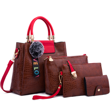 将图片加载到图库查看器,Ceossman 4pcs/Set Women Bag Ladies Hand Bags Luxury Handbags Women Bags Designer Bags For Women 2020 Handbag PU Composite Bag