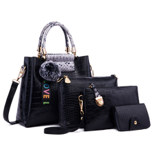 将图片加载到图库查看器,Ceossman 4pcs/Set Women Bag Ladies Hand Bags Luxury Handbags Women Bags Designer Bags For Women 2020 Handbag PU Composite Bag