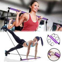 将图片加载到图库查看器,Yoga Resistance Bands with Pilates Stick Bar