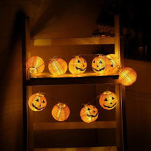 将图片加载到图库查看器,LED Halloween Pumpkin Spider Bat Skeleton String Light - 1203