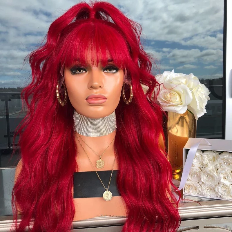 VIBRANT RED WIG
