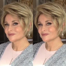 将图片加载到图库查看器，Personality dark gold short wig
