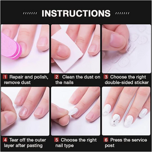 1min Style Change Reusable Matte Wearing Manicure Fake Nails(24PCS) - 1203