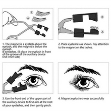 将图片加载到图库查看器，8D Magnetic Eyelash Curler With False Eyelashes Set - 1203
