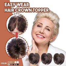 将图片加载到图库查看器，EASY WEAR HAIR CROWN TOPPER😍😍
