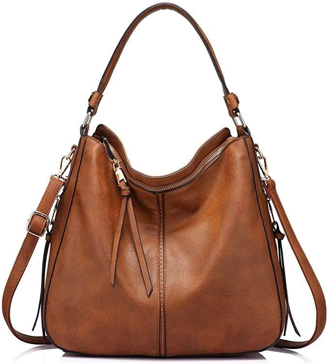 WOMEN'S LEATHER BOHO BAG