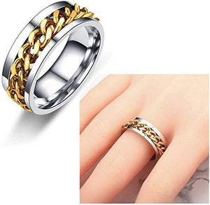 Limited Quantity Titanium Steel Rotatable Chain Ring