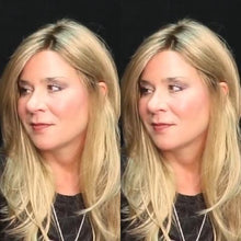 将图片加载到图库查看器，Sweet gold long straight wig
