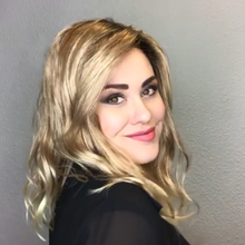 将图片加载到图库查看器，Romantic gold medium long micro volume wig
