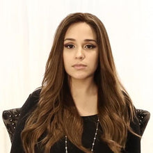 将图片加载到图库查看器，Super warm brown long wave wig

