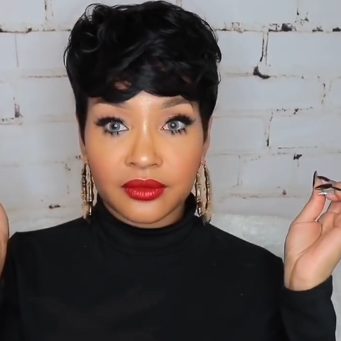 Trend black short wig