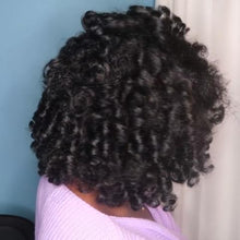 将图片加载到图库查看器，Popular black shoulder wool roll wig
