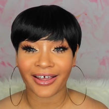 将图片加载到图库查看器，Fashion ultimate black short wig
