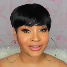 将图片加载到图库查看器，Fashion ultimate black short wig
