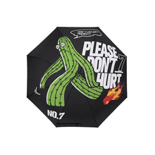 将图片加载到图库查看器，Personalized fun cactus sunscreen rain and rain dual-use automatic folding umbrella
