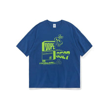 将图片加载到图库查看器，Twisted smiley loose short sleeve T-shirt
