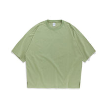 将图片加载到图库查看器，Loose solid color T-shirt five points T-shirt
