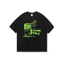 将图片加载到图库查看器，Twisted smiley loose short sleeve T-shirt
