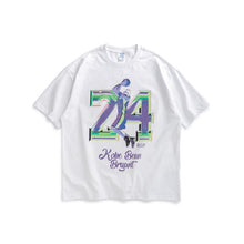 将图片加载到图库查看器，Kobe No. 24 jersey loose short-sleeved T-shirt
